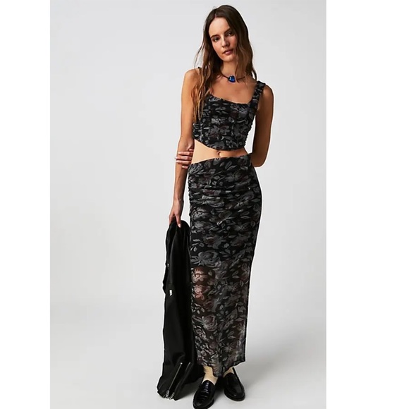 Free People Dresses & Skirts - NWOT Free People Galaxy Corset Combo BLACK